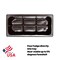 Made in USA - 50 Count - 1 lb. Plastic Fudge Tray 1 Cavity (Direct Pour) - Heat Stable